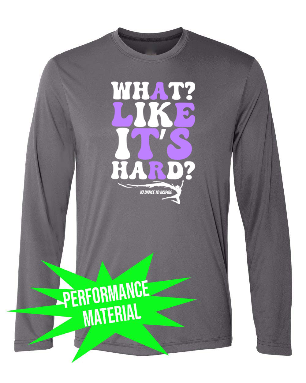NJ Dance Performance Material Long Sleeve Shirt Design 23