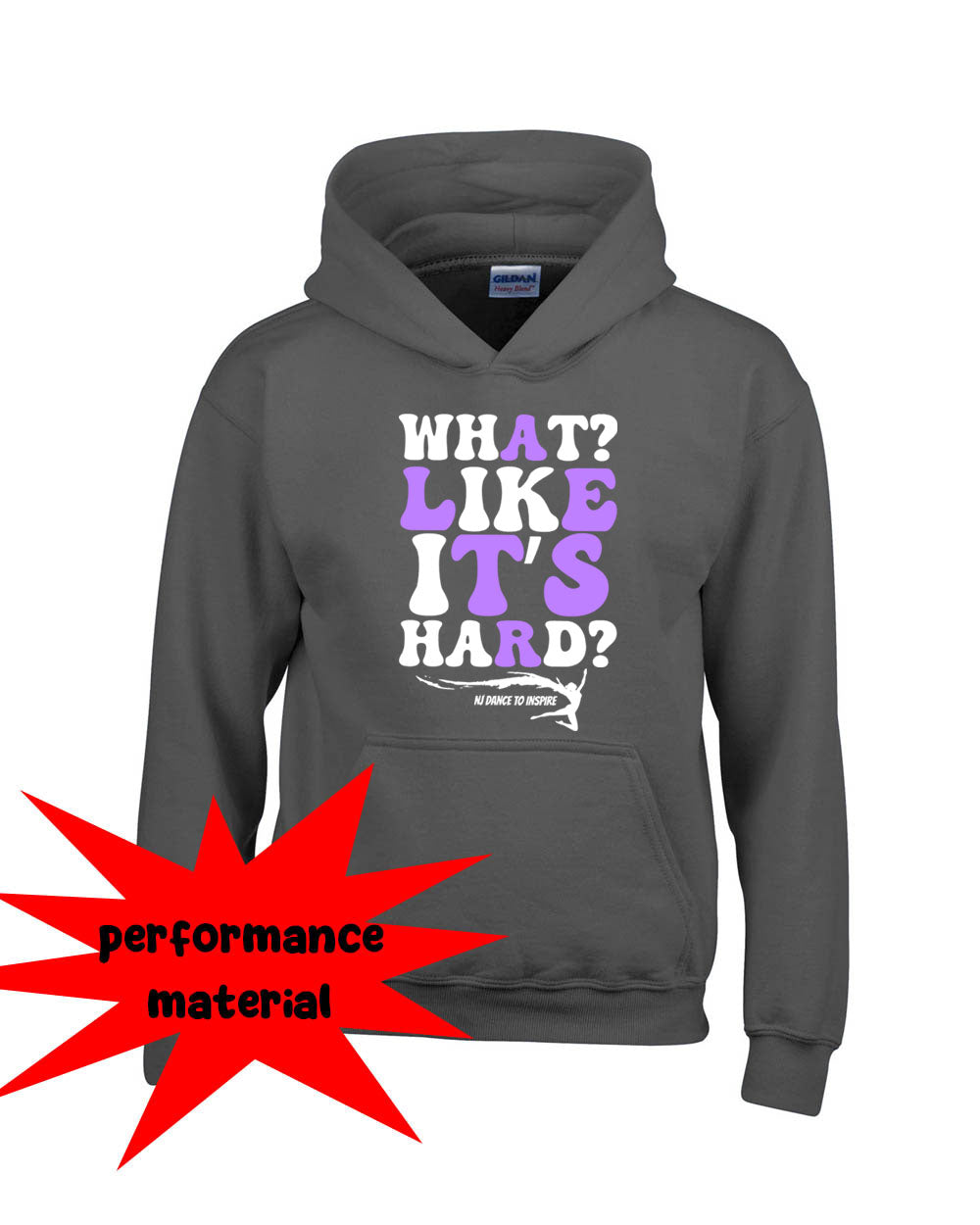 NJ Dance Performance Hooded Sweatshirt Design 23