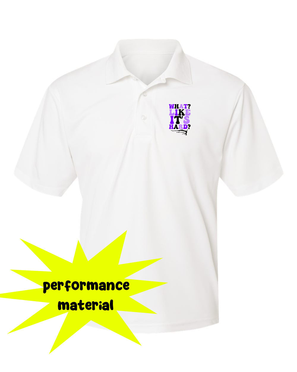 NJ Dance Performance Material Polo T-Shirt Design 23