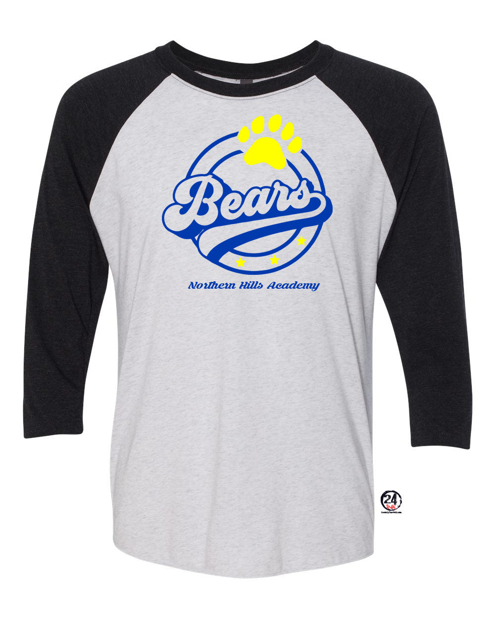Northern Hills Design 6 raglan shirt