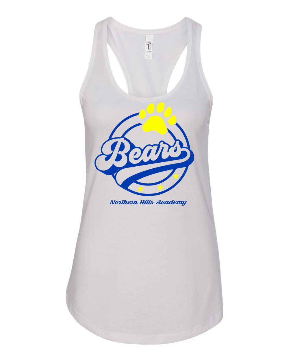Northern Hills School Design 6 Performance Racerback Tank Top