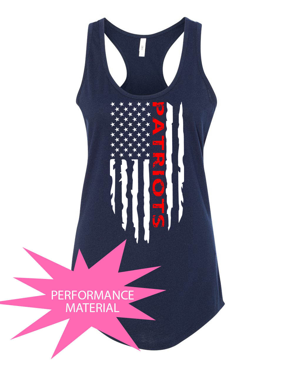 North Warren Design 11 Performance Racerback Tank Top