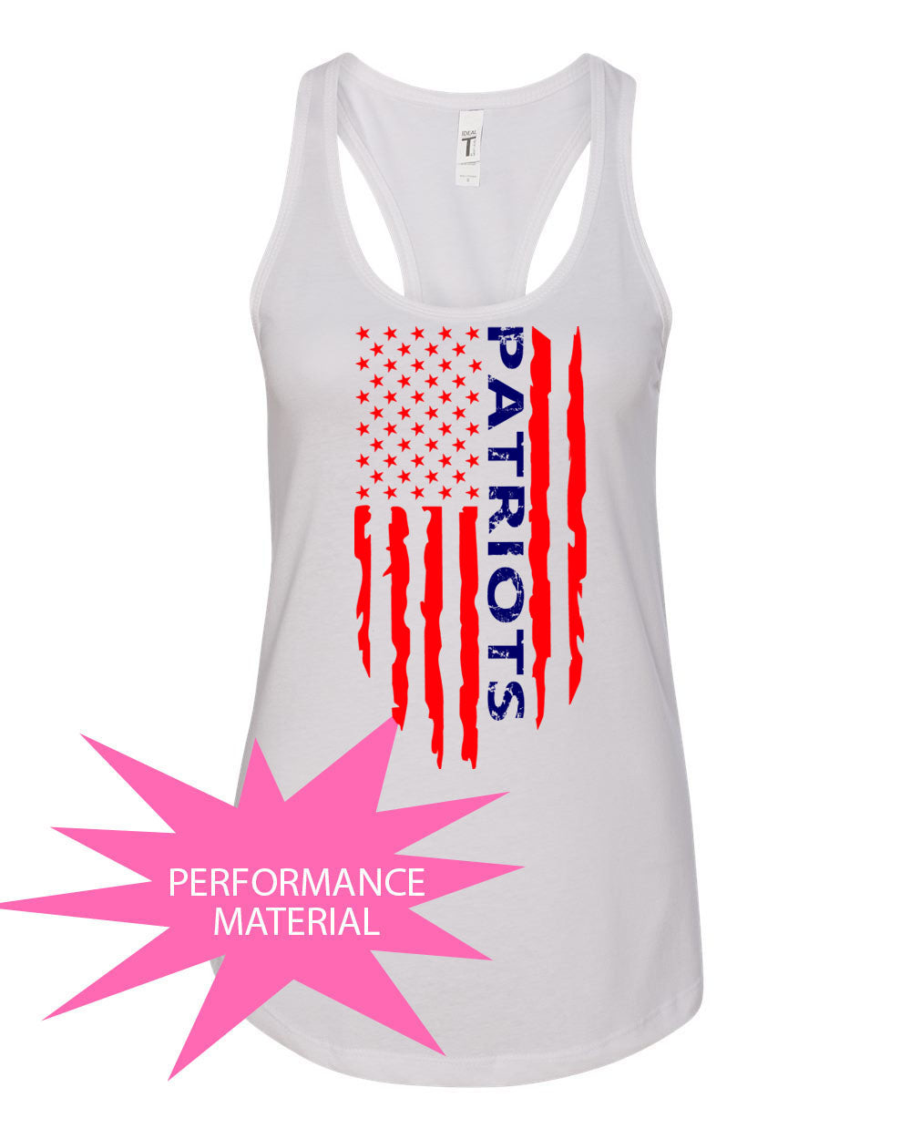 North Warren Design 11 Performance Racerback Tank Top