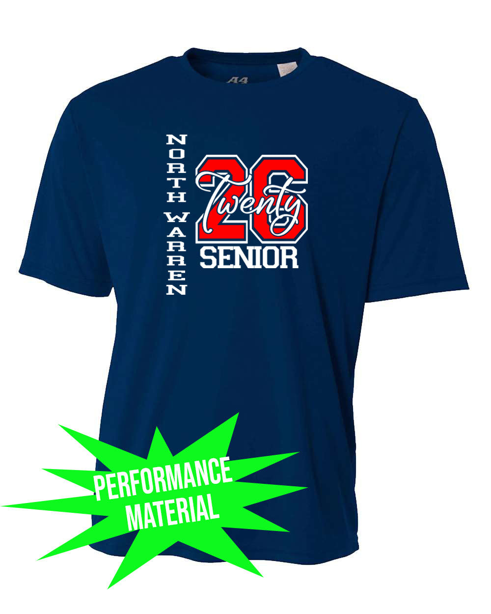 North Warren Performance Material T-Shirt Design 16