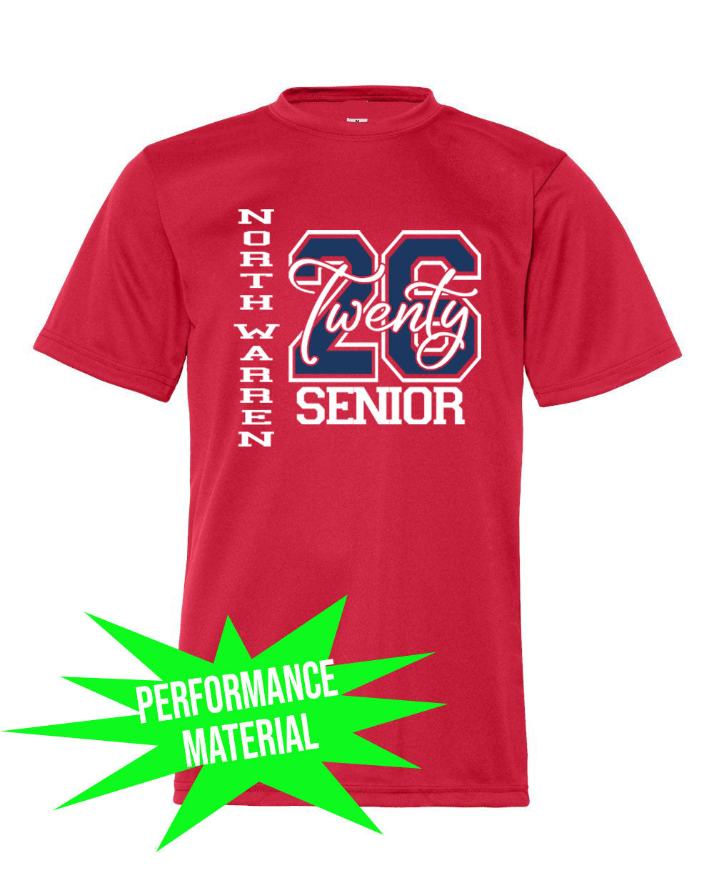 North Warren Performance Material T-Shirt Design 16