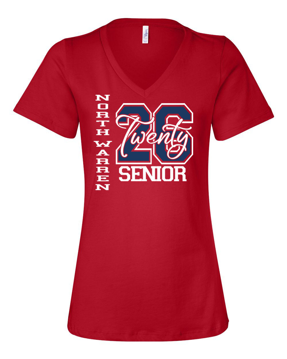North Warren V-neck T-Shirt Design 16