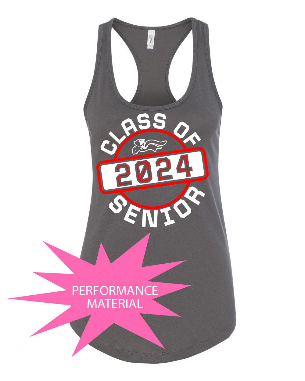 North Warren Design 13 Performance Racerback Tank Top