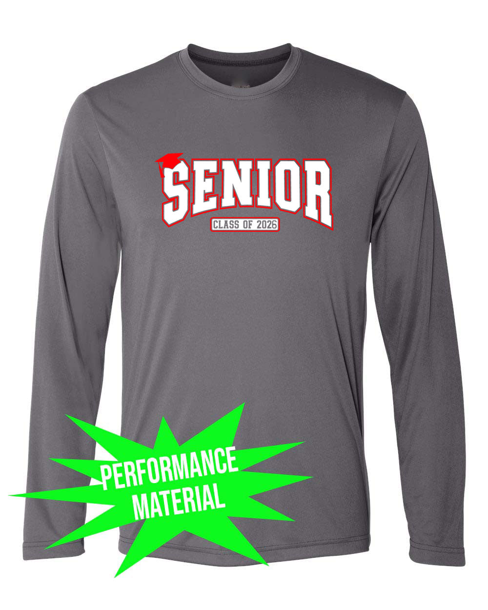 North Warren Performance Material Long Sleeve Shirt Design 26