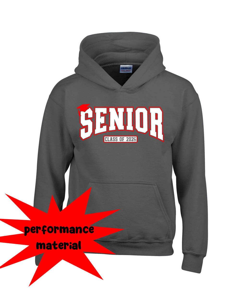 North Warren Performance Hooded Sweatshirt Design 26