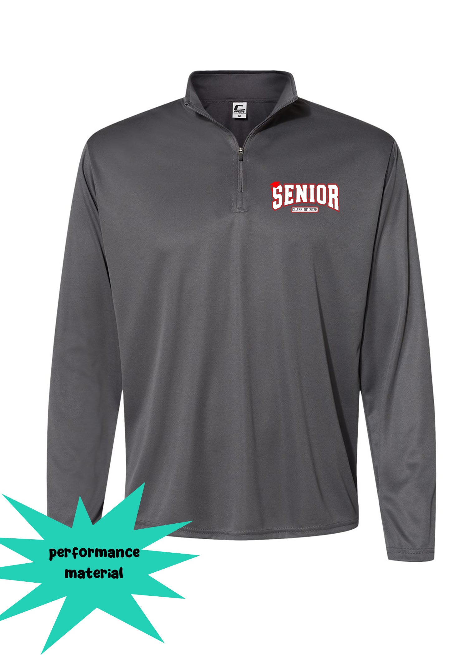 North Warren Quarter Zip Long Sleeve Design 26