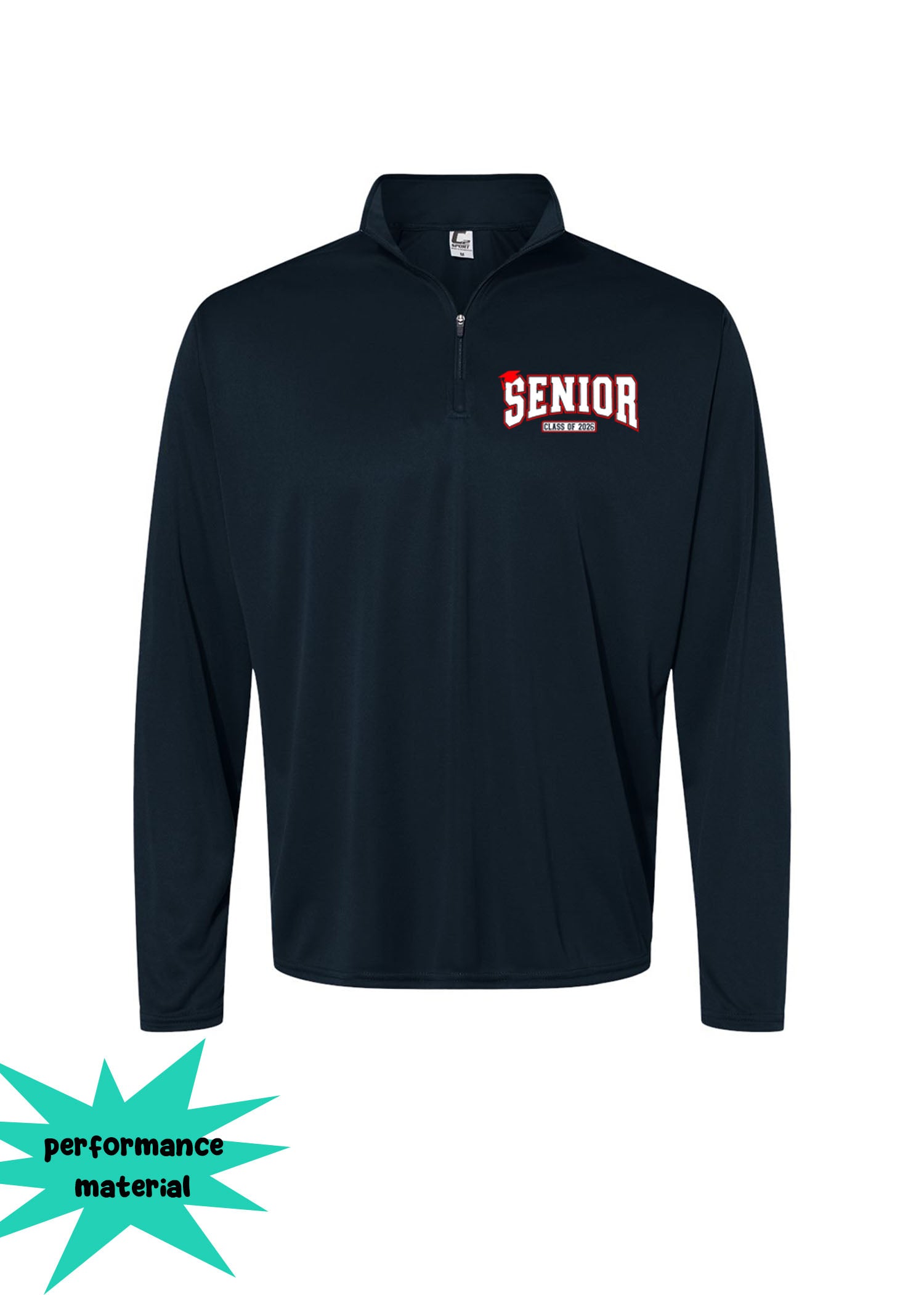 North Warren Quarter Zip Long Sleeve Design 26