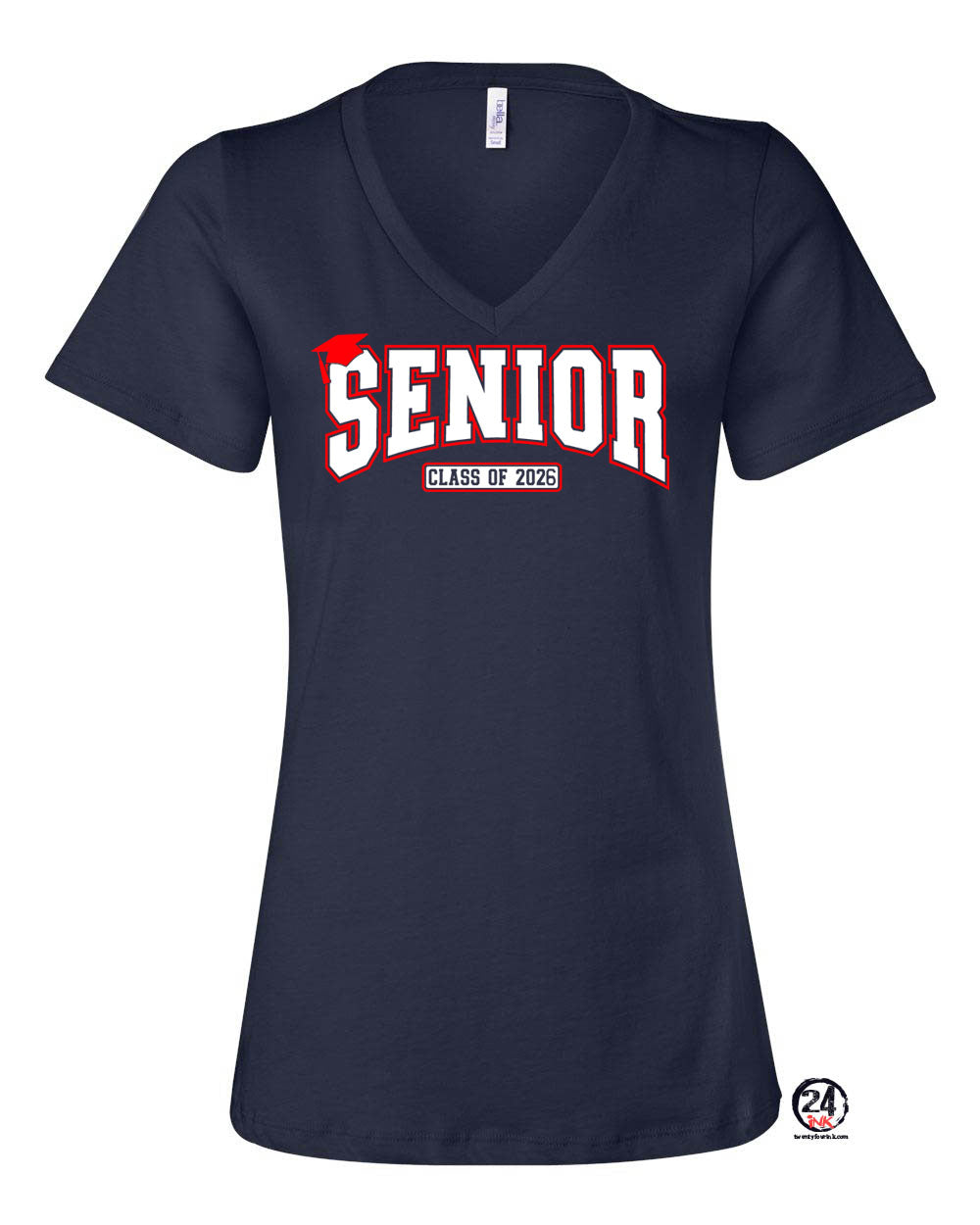North Warren V-neck T-Shirt Design 26