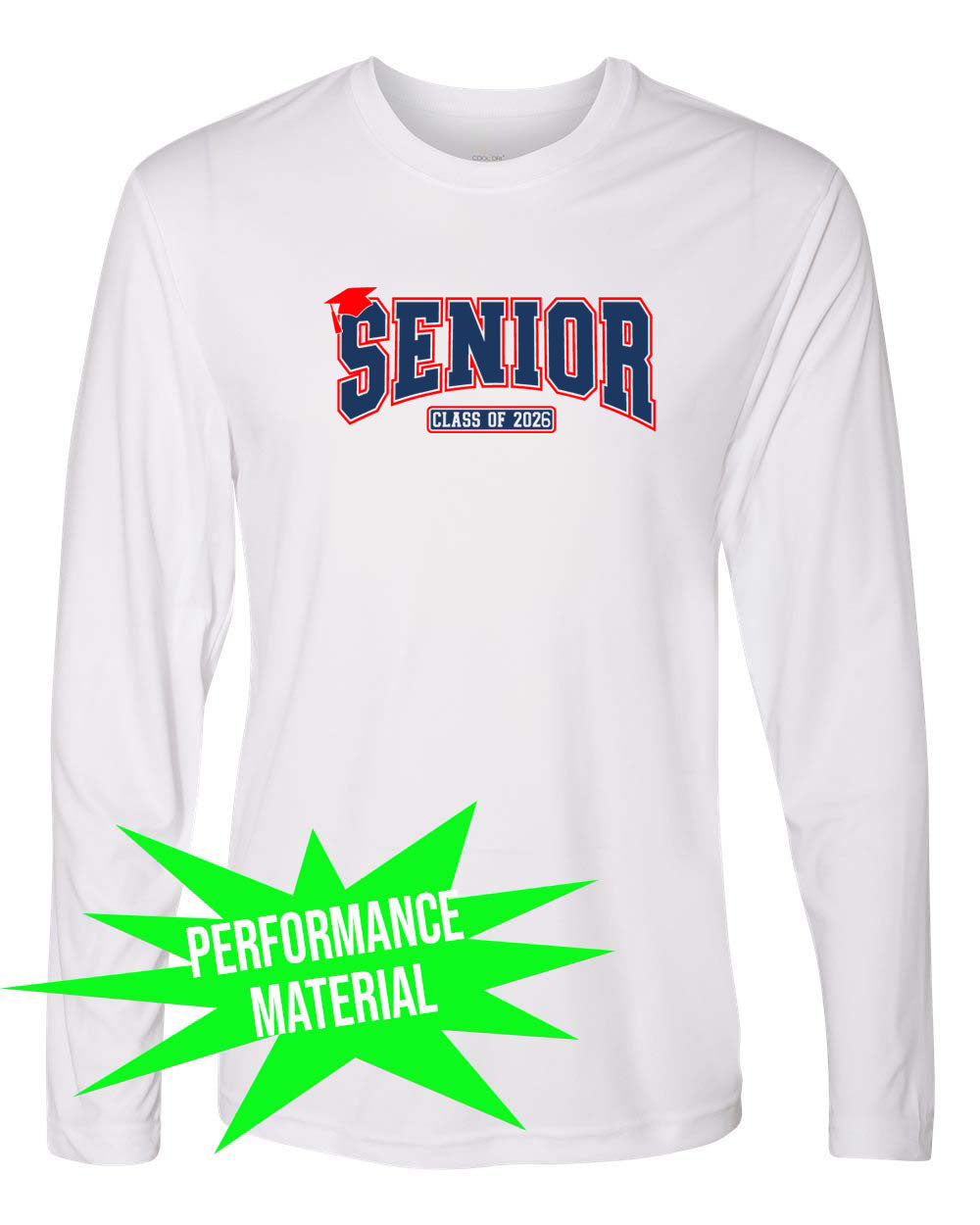 North Warren Performance Material Long Sleeve Shirt Design 26