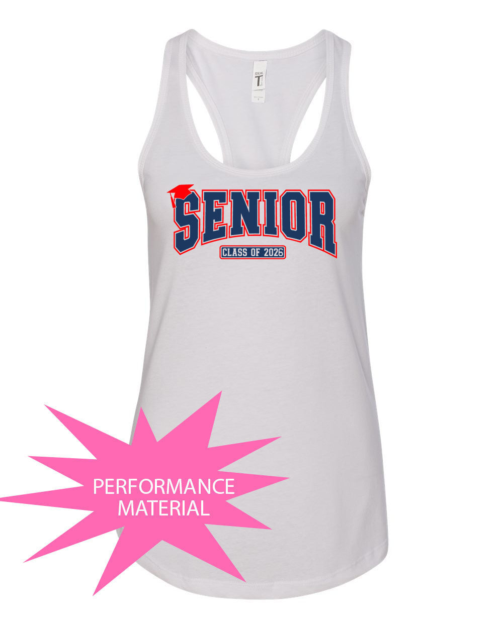 North Warren Performance Racerback Tank Top Design 26