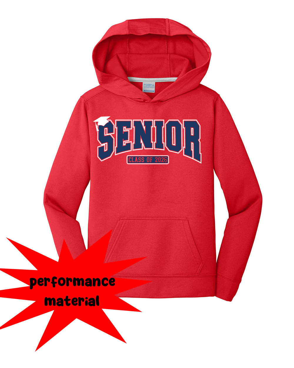 North Warren Performance Hooded Sweatshirt Design 26