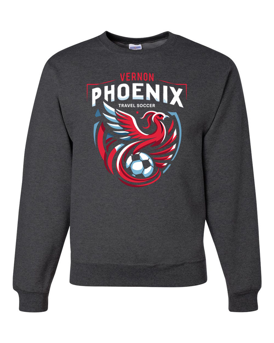 Phoenix Soccer Design 1 non hooded sweatshirt