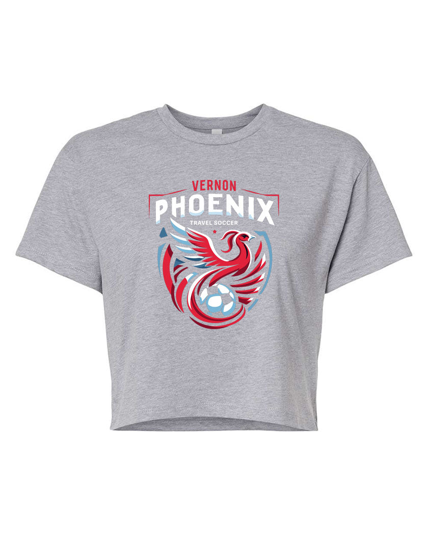 Phoenix Soccer Design 1 crop top
