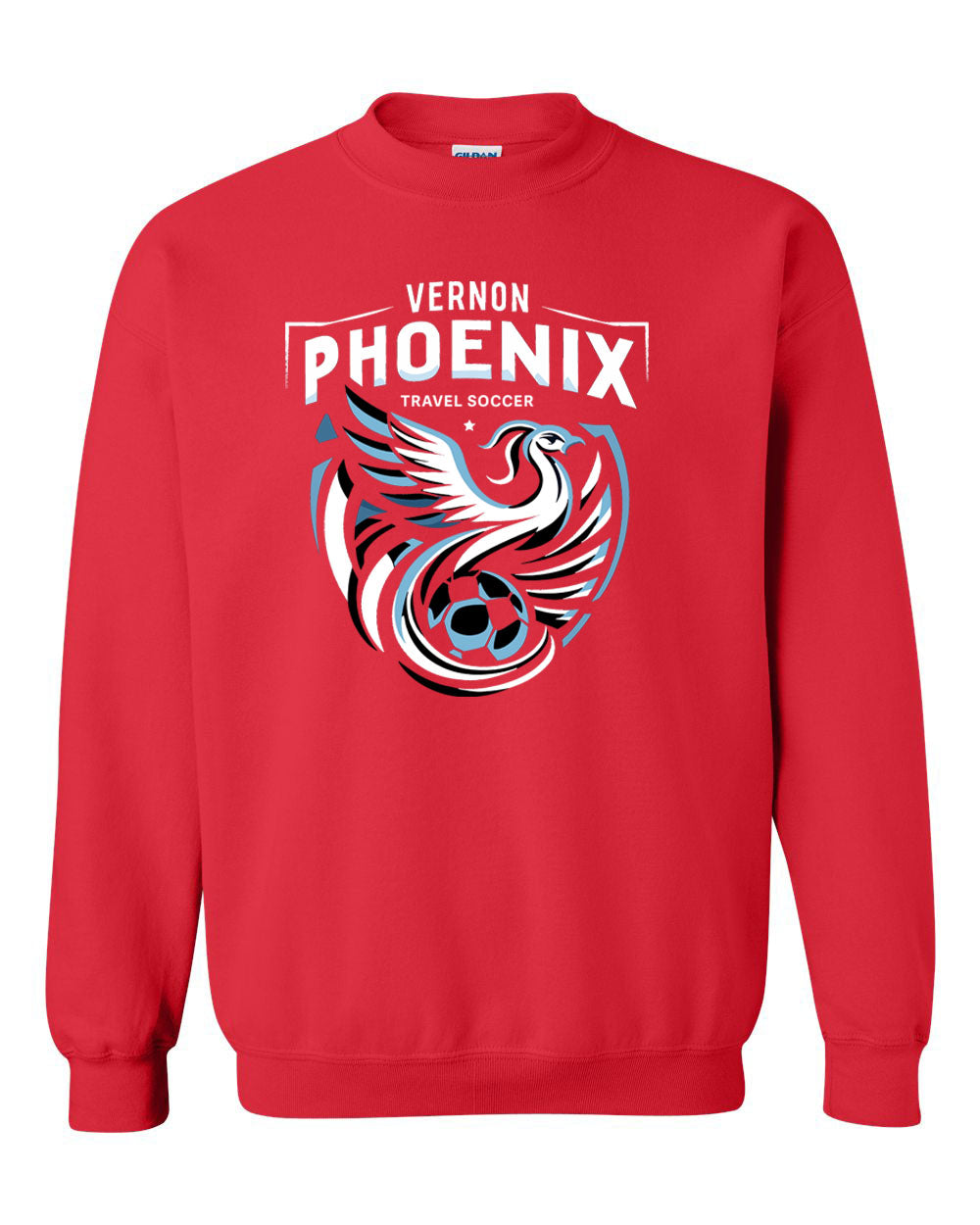 Phoenix Soccer Design 1 non hooded sweatshirt