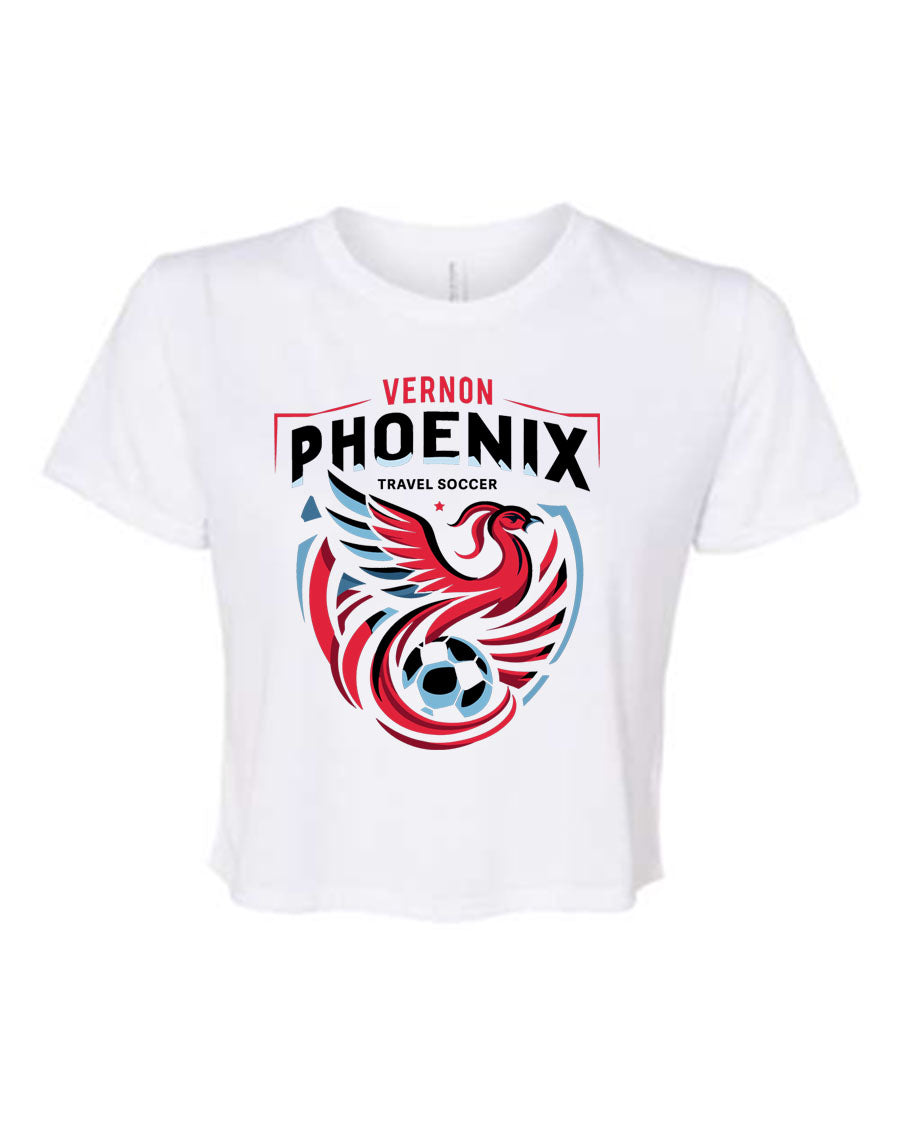 Phoenix Soccer Design 1 crop top