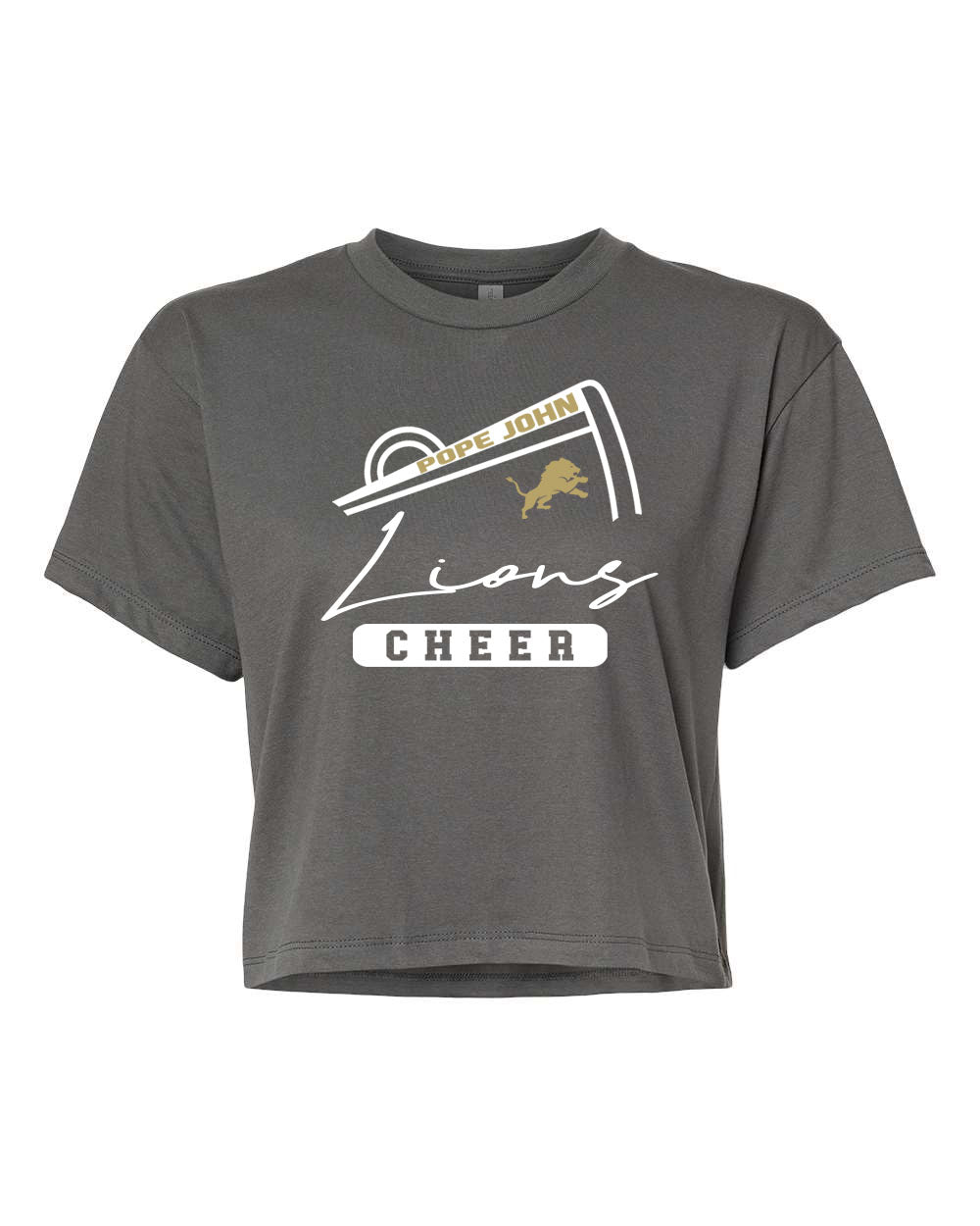 Pope John Cheer Crop Top Design 11