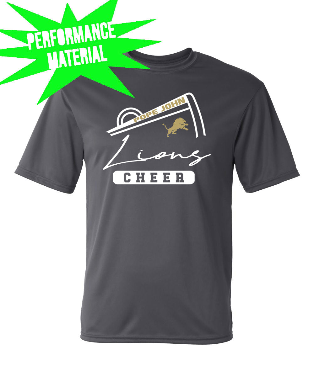 Pope John Cheer Performance Material T-shirt design 11