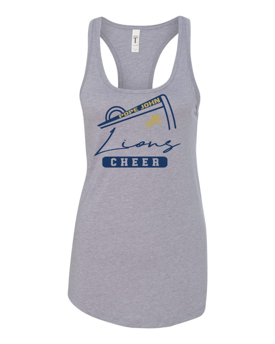 Pope John Cheer Racerback Tank Top Design 11