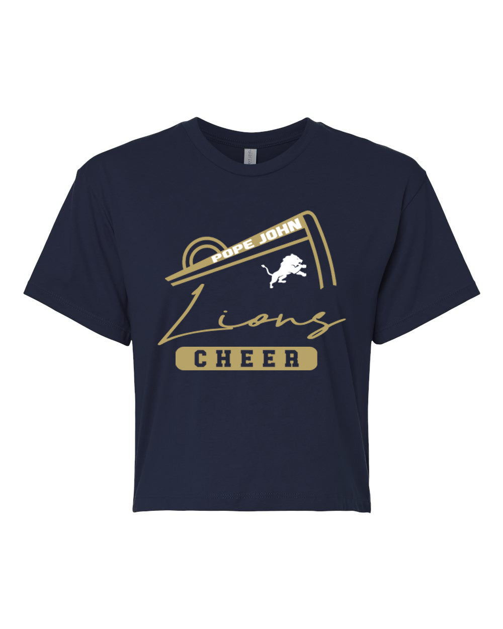 Pope John Cheer Crop Top Design 11