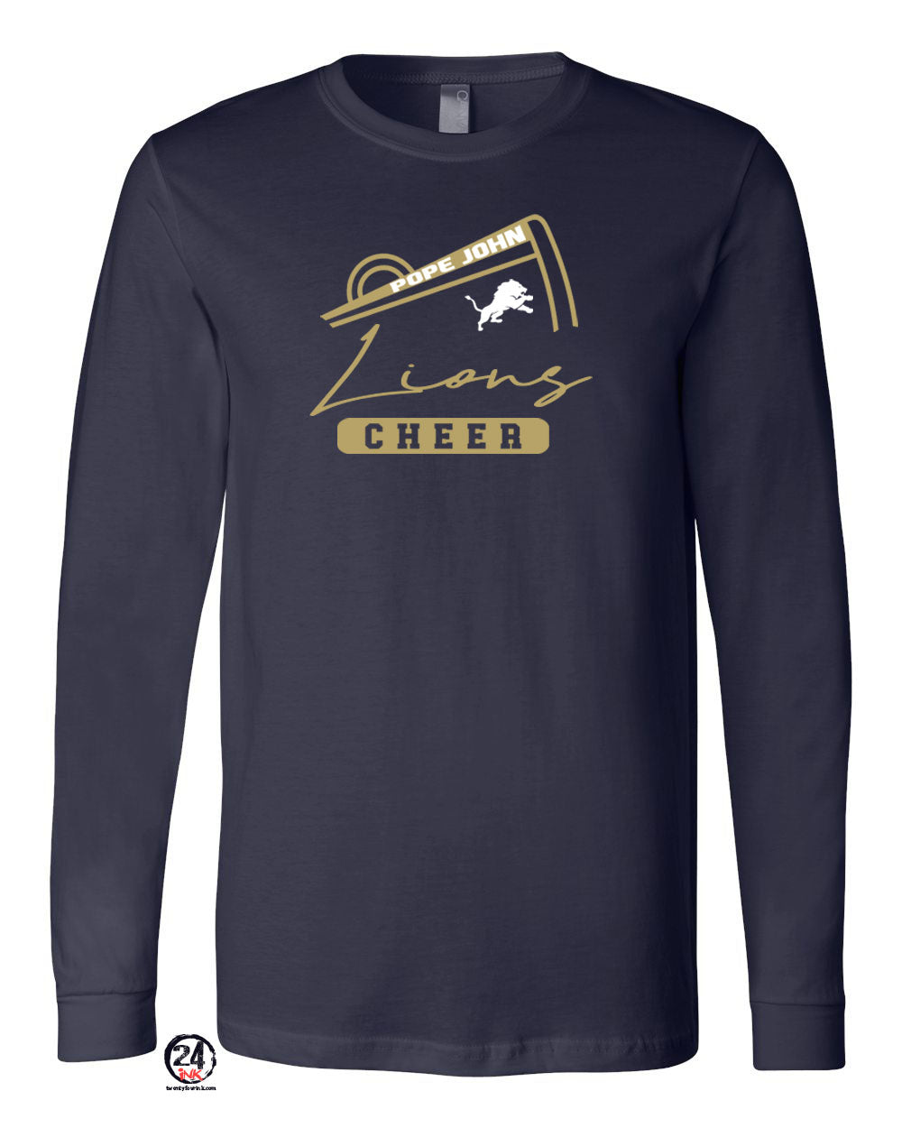 Pope John Cheer Long Sleeve Shirt Design 11