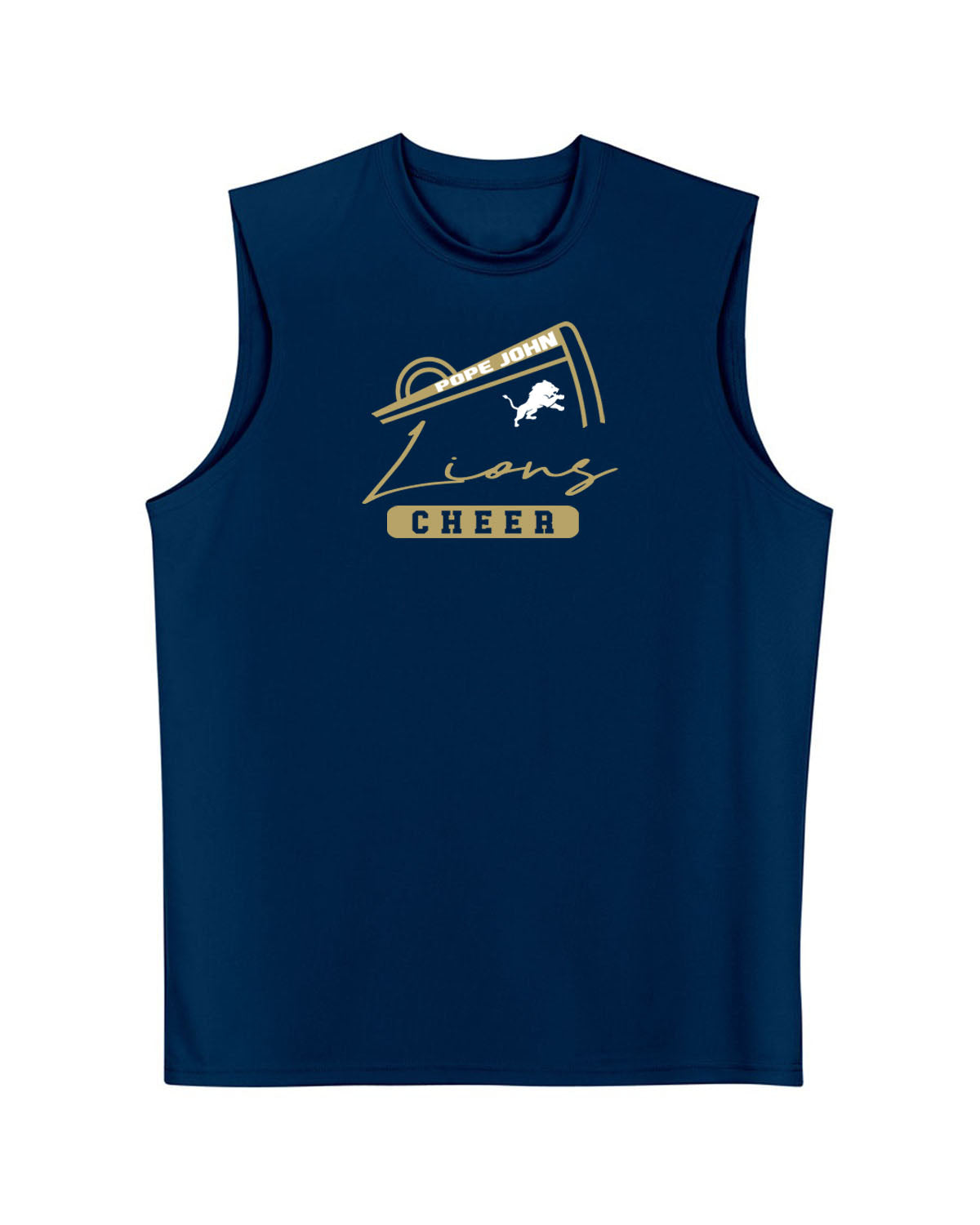 Pope John Cheer Men's Performance Tank Top Design 11