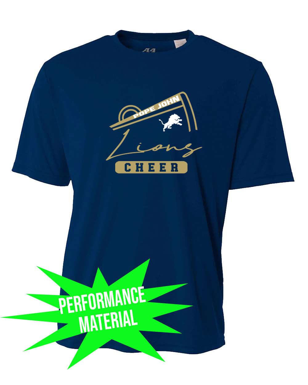 Pope John Cheer Performance Material T-shirt design 11