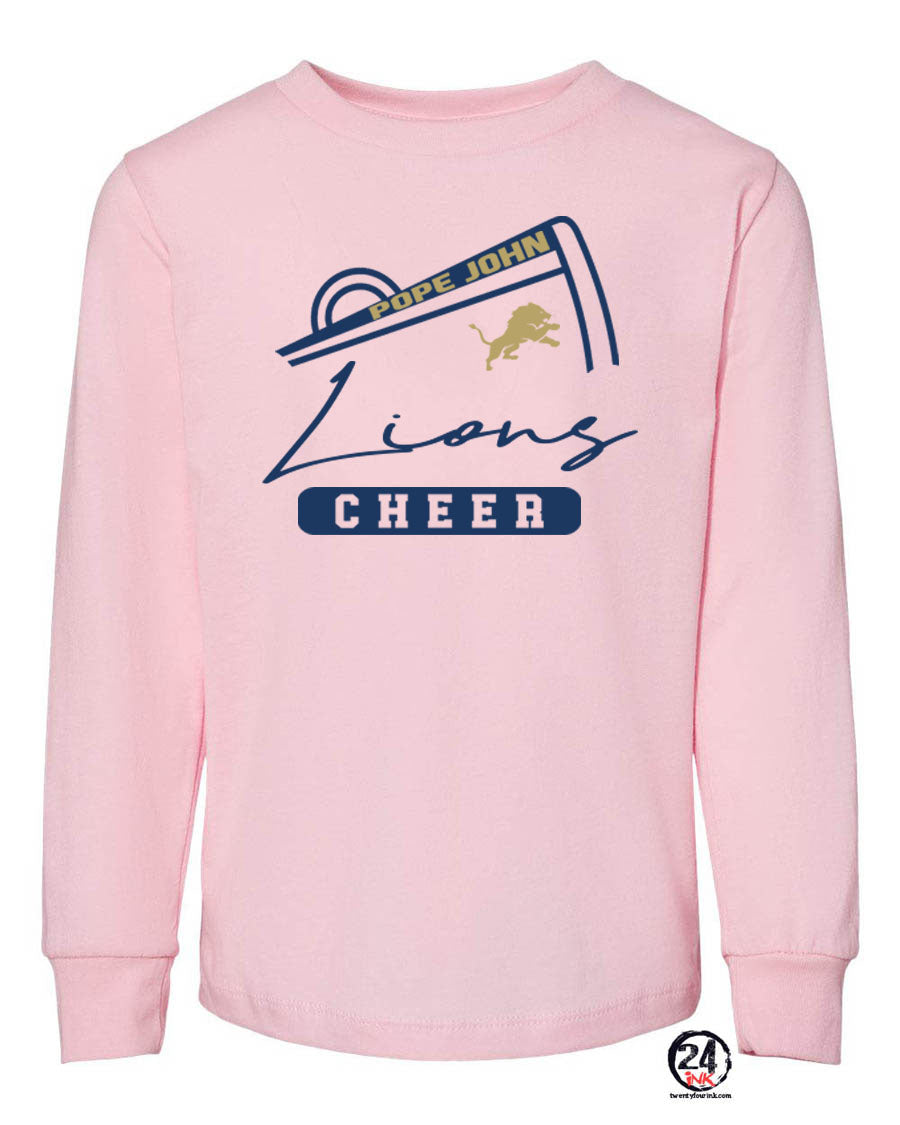 Pope John Cheer Long Sleeve Shirt Design 11