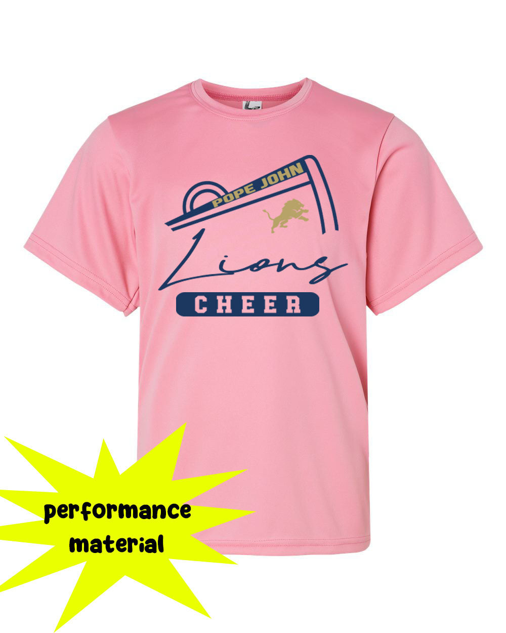 Pope John Cheer Performance Material T-shirt design 11