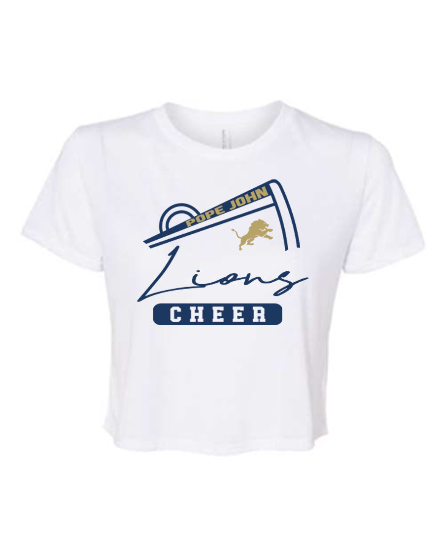 Pope John Cheer Crop Top Design 11