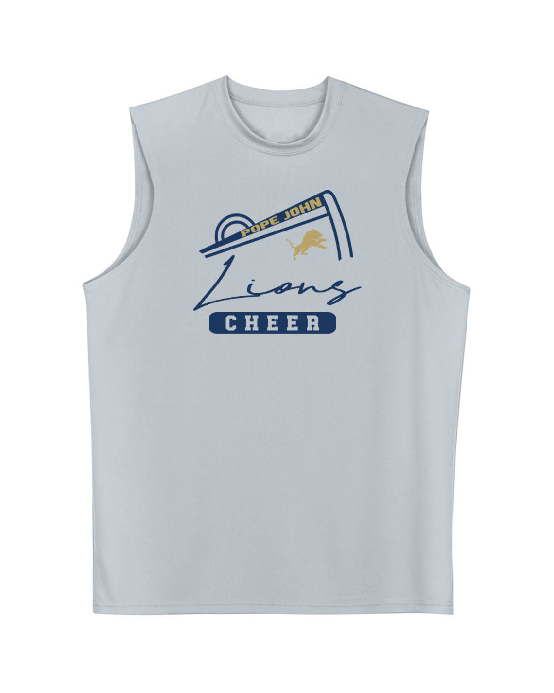 Pope John Cheer Men's Performance Tank Top Design 11