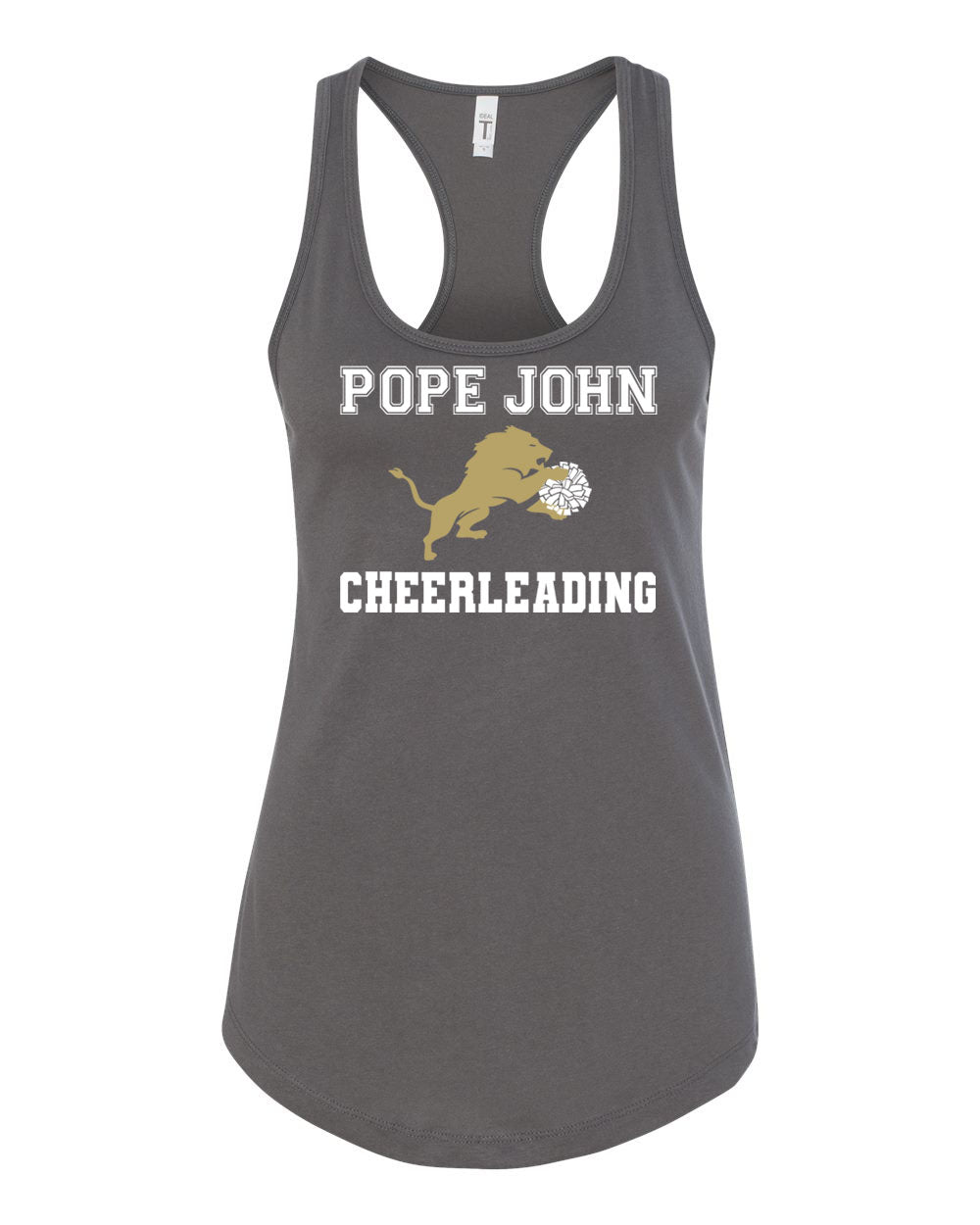 Pope John CheerDesign 1 Racerback Tank Top