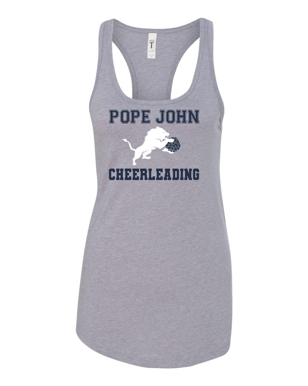 Pope John CheerDesign 1 Racerback Tank Top