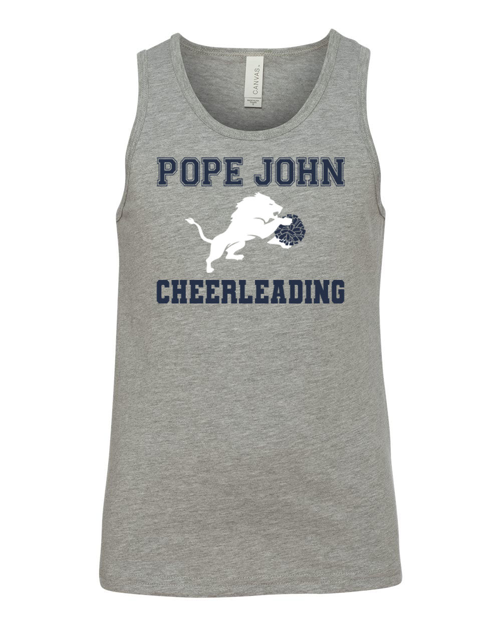 Pope John Cheer design 1 Muscle Tank Top