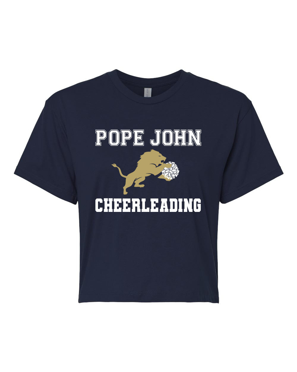 Pope John Cheer Design 1 Crop Top