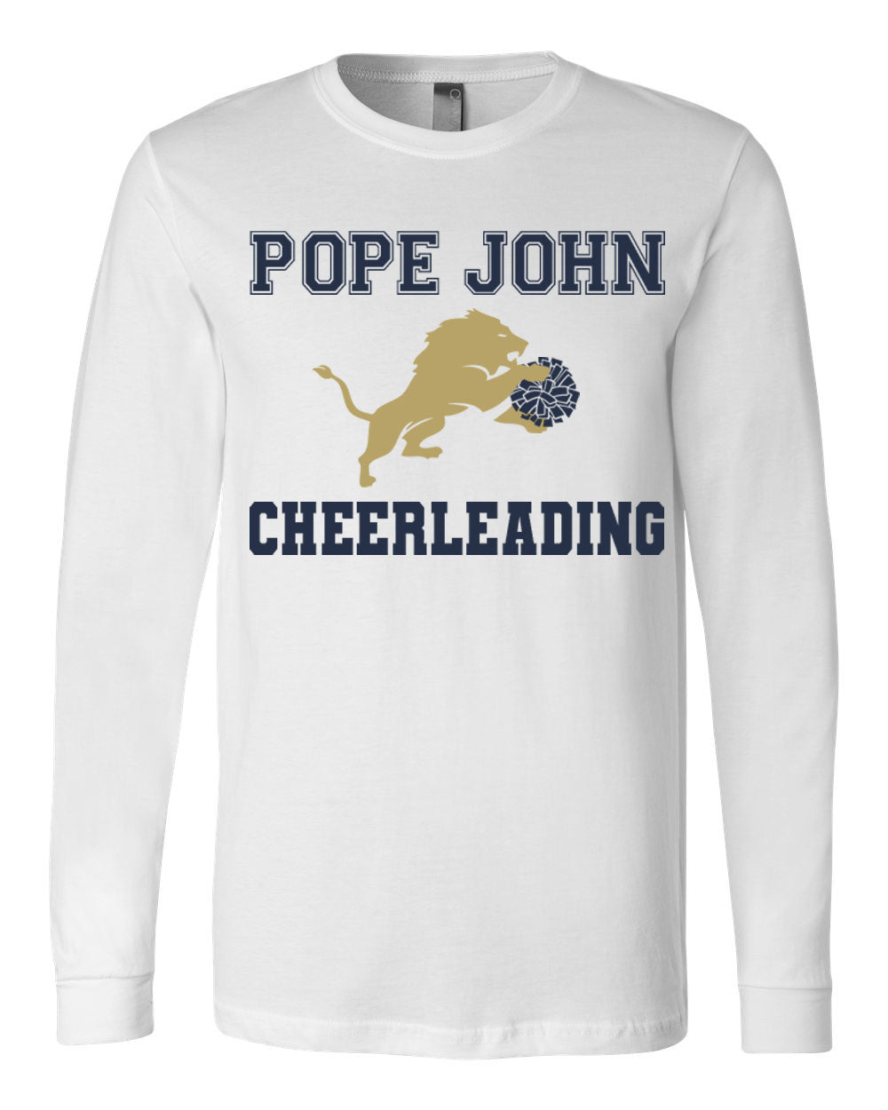 Pope John Cheer Design 1 Long Sleeve Shirt