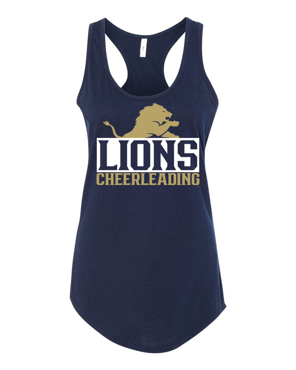 Pope John Cheer Design 2 Racerback Tank Top
