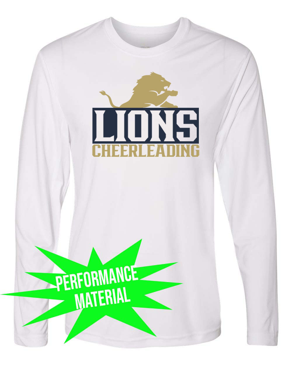 Pope John Cheer Performance Material Design 2 Long Sleeve Shirt