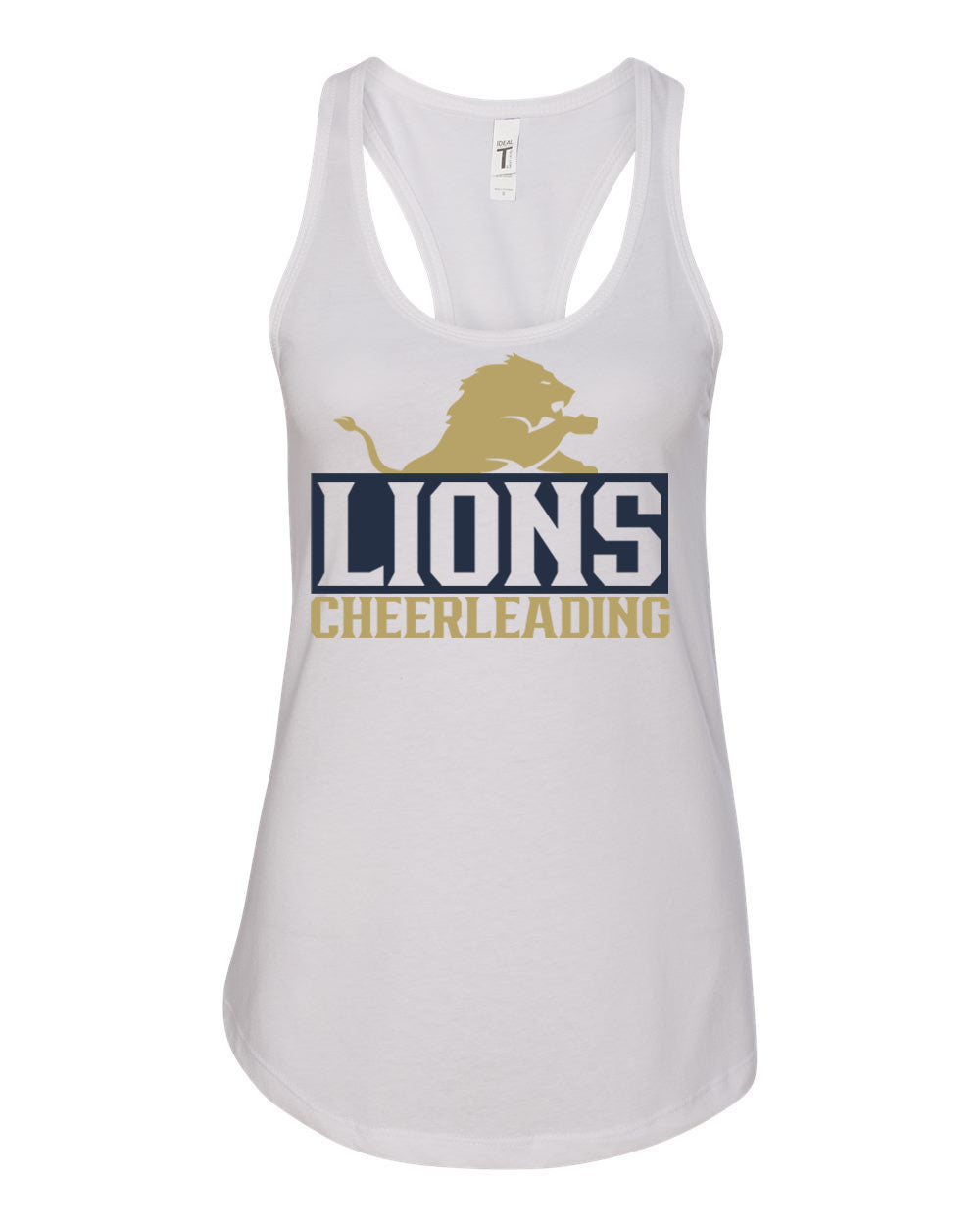Pope John Cheer Design 2 Racerback Tank Top