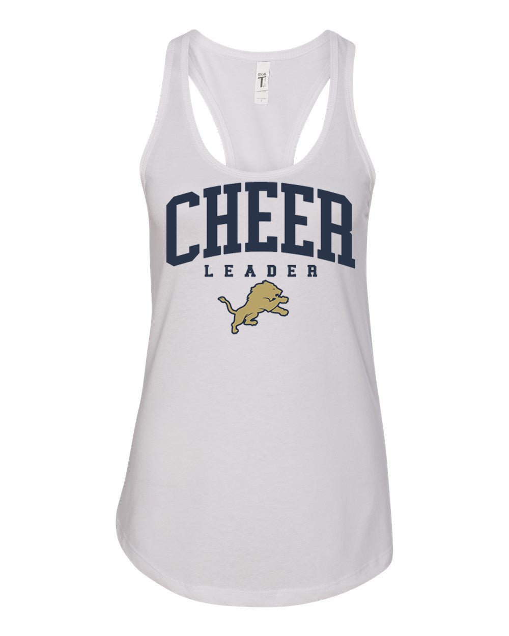 Pope John Cheer Racerback Design 3 Tank Top