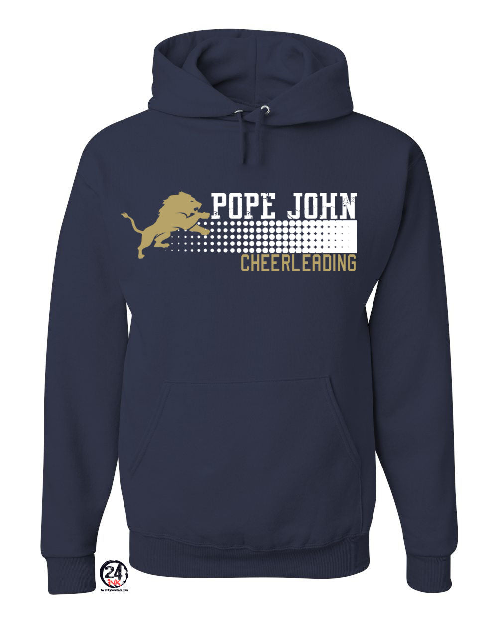 Pope John Cheer Design 4 Hooded Sweatshirt
