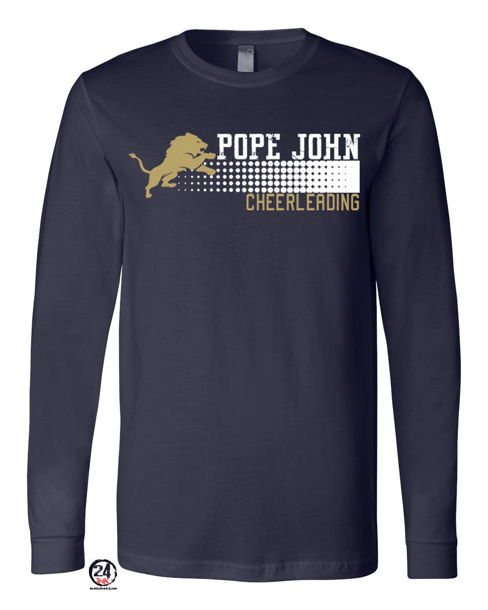 Pope John Cheer Design 4 Long Sleeve Shirt