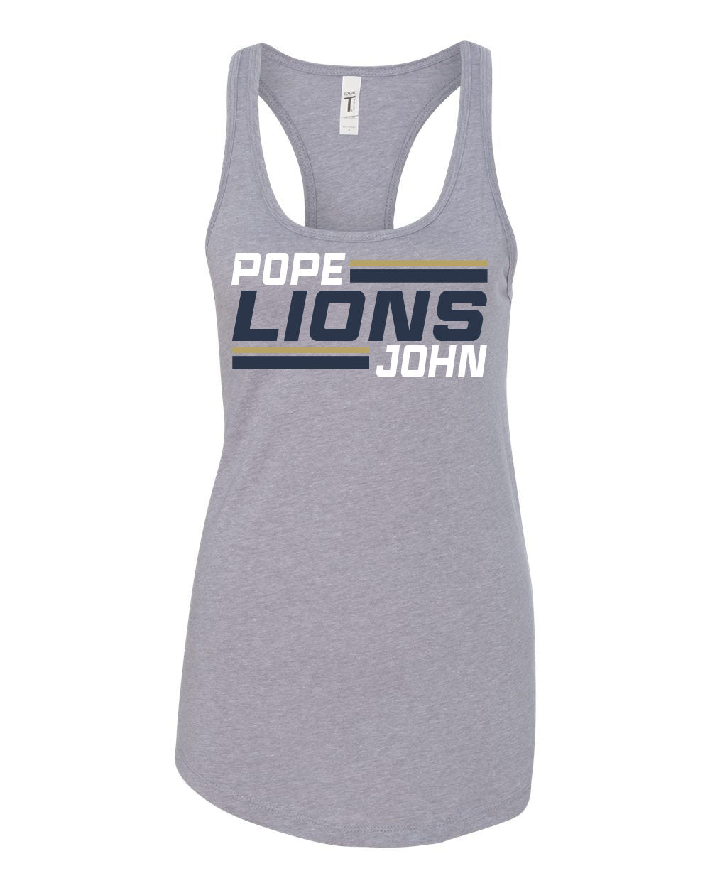 Pope John Cheer Racerback Design 5 Tank Top