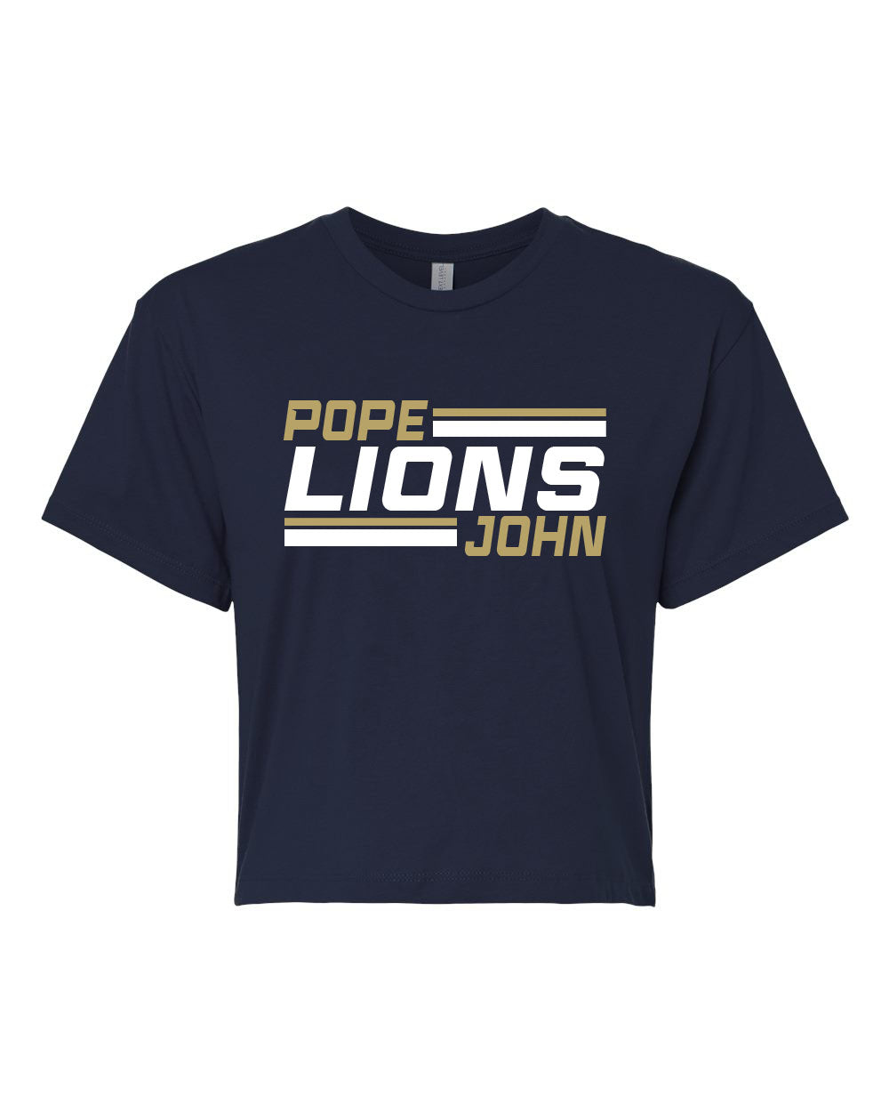 Pope John Cheer Design 5 Crop Top