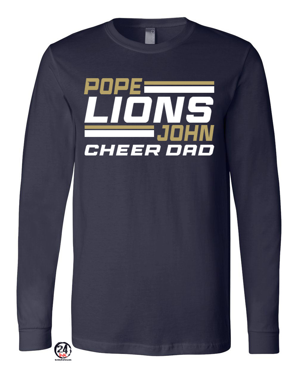Pope John Cheer Design 5 Long Sleeve Shirt