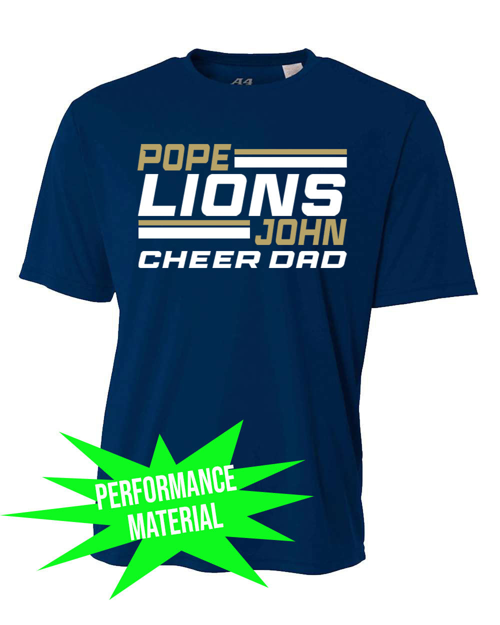Pope John Cheer Performance Material design 5 T-Shirt