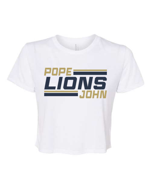 Pope John Cheer Design 5 Crop Top